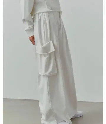 알리시아스탄 Side Pocket Sweat Wide Pants