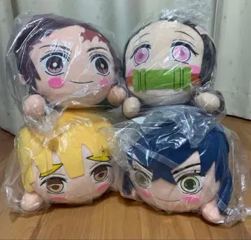 귀멸의 칼날 메가 점보 누워있는 봉제 인형 세트