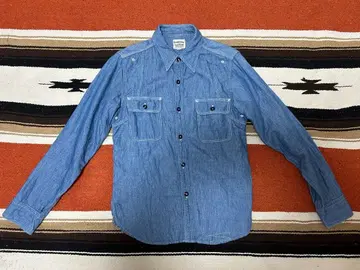 PHERROW'S 페로우즈 샴브레이 워크 셔츠 sizeM