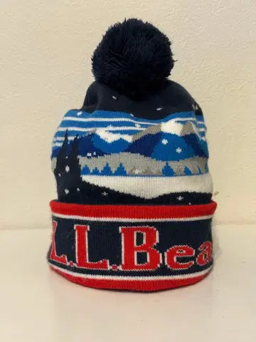 L.L.Bean 니트 모자 설산 디자인 OSFA