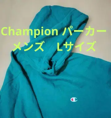 Champion 그린 후드티 L 사이즈