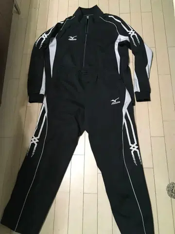 미즈노 블랙 저지 상하의 세트 사이즈 XO