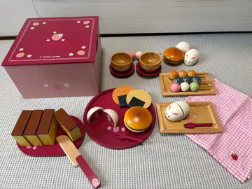 마더 가든 야생 딸기 소꿉놀이 화과자 다회 세트