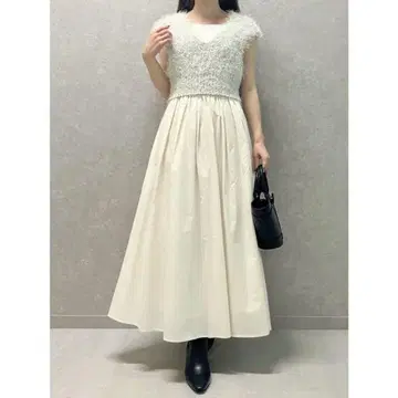 SNIDEL 라메 풀오버 세트 원피스