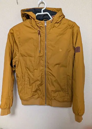엘리먼트 후드 부착 아우터 자켓 L 사이즈 머스타드