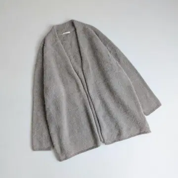 Plage fox 캐시미어 fur gown 가디건