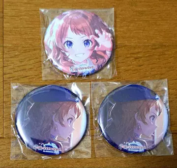 학원 아이돌 마스터 하나미 사키 CD 특전 캔뱃지 3개