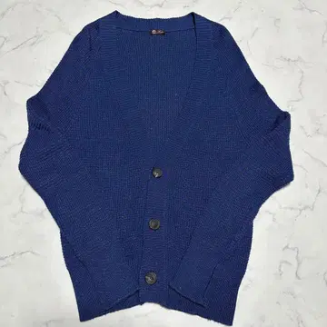 레어 페리지 실크 혼방 가디건 블루 네이비 사이즈 M 이탈리아제