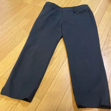 22 OCTOBRE 블랙 블랙 핏 7부 팬츠