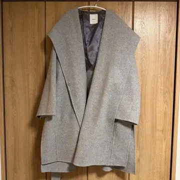 에부르 리버멜톤 숄카라 코트 쇼트