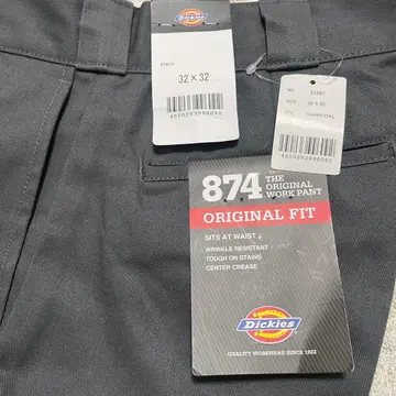 디키즈 874 차콜 32 x 32