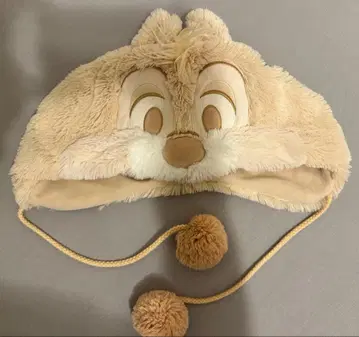 디즈니 캐릭터 칩과 데일 플리스 모자