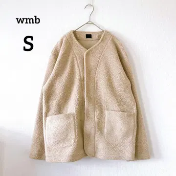 워크맨 브랜드 플리스 자켓 S 베이지 긴팔 노카라 188