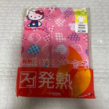 미사용 새상품! 헬로키티 발열 언더웨어 150cm