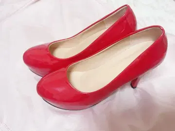 하이힐 펌프스 코스프레 레드