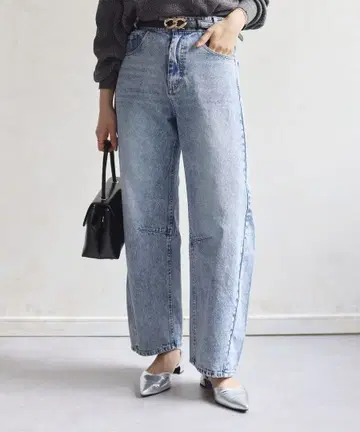 Thevon 배럴 데님 팬츠 M 사이즈