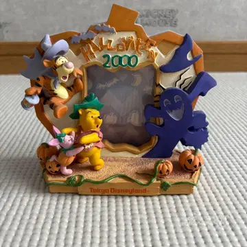 도쿄 디즈니랜드 할로윈 2000년 포토 프레임 사진 액자 푸우