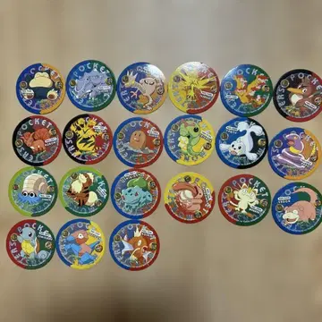 포켓몬 원형 딱지 40장