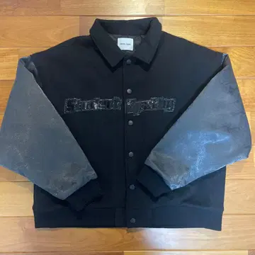 student apathy box logo stadium jacket