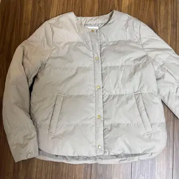 OPAQUE.CLIP MULARD DOWN 베이지 다운 자켓