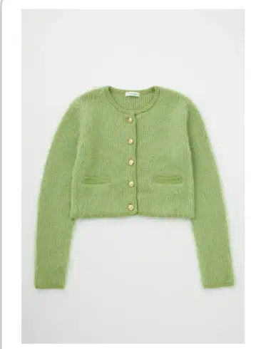 moussy COMPACT SHAGGY 니트 가디건 상의