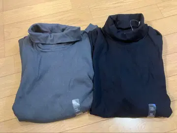 새상품 여성용 XL 유니클로 코튼 터틀넥 묶음 판매