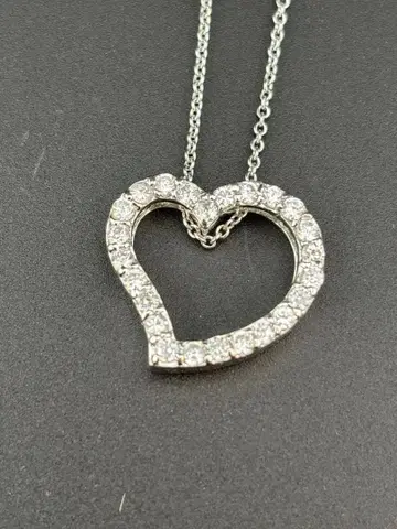 하트형 실버 925 목걸이