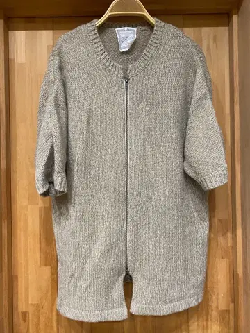 새상품급 비어즐리 7부 소매 니트 가디건 오버 사이즈