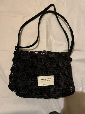 beautiful people 메쉬 짜임 토트백