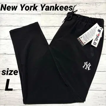 새상품 MLB 양키스 스웨트 팬츠 조거 블랙 사이즈 L