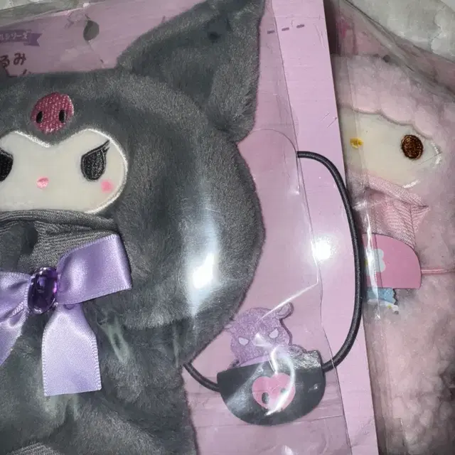 산리오 돈키호테 정품 털모자 응원봉 모자 10cm 인형옷