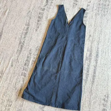 데님 오버롤 스커트 롱 기장 올인원 살로펫 스커트