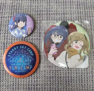유루캠 유루캠퍼 모임 S석 한정판 혜택 빅 캔뱃지 기모노 기모노