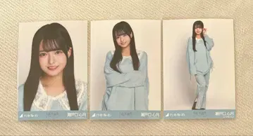 노기자카46 브로마이드 세토구치 신츠키 카라 부착 코디 3종 컴프