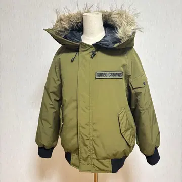 새상품급 로데오 크라운 플라이트 자켓 카키