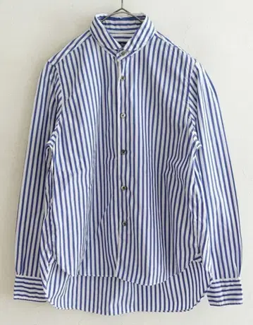 마이요 maillot 스트라이프 셔츠 Albini 블라우스 둥근 카라