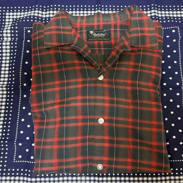 맨해튼 블랙 x 레드 섀도우 체크 60s