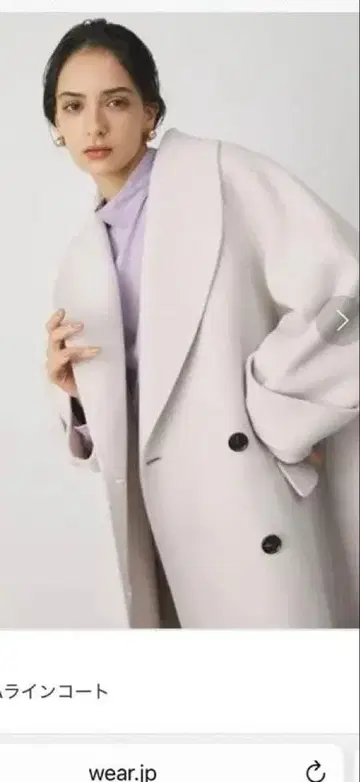 Mila Owen 접결 하프 기장 A라인 코트