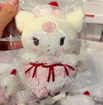 산리오 딸기 휘핑 케이크 시리즈 마스코트 백참 쿠로미