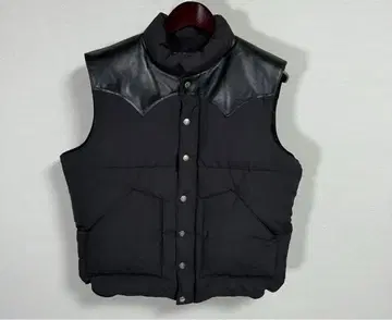 SUGAR CANE 가죽 요크 다운 베스트 아메카지 바이커 동양