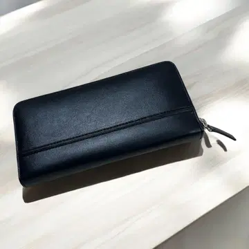 장지갑 뱀피 무늬 라운드 지퍼 블랙 네이비 비즈니스 가죽 팩토리