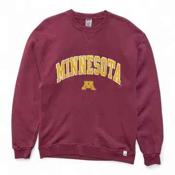 구제 의류 러셀 미네소타 대학 가제트 크루넥 트레이닝복 맨투맨