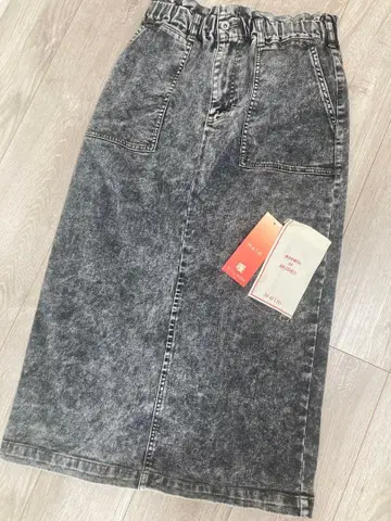 Helm 그레이 타이트 스커트 L