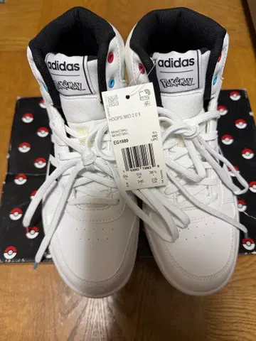 adidas 포켓몬 콜라보 하이컷 스니커즈 24.5cm