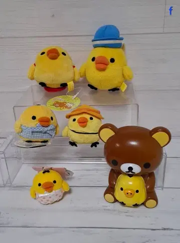 리락쿠마 키이로이토리 봉제 인형 마스코트