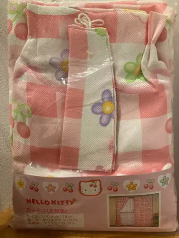 초레어!레어! 헬로키티 커튼 당시 물건