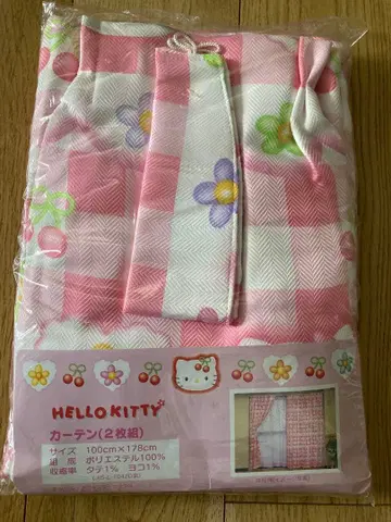 초레어!레어! 헬로키티 커튼 당시 물건