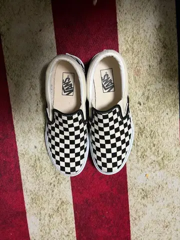 Vans 체크 무늬 슬립온