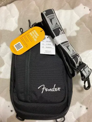 [미사용 새상품] Fender 코듀라 숄더백 그레이