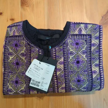 Kastarte 라바리 자수입은 긴팔 원피스 F 사이즈